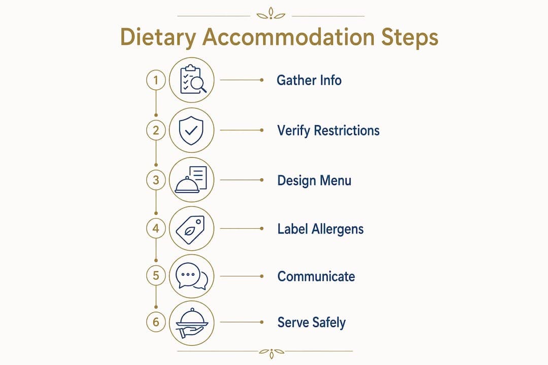 Accommodate dietary needs: private dining made easy