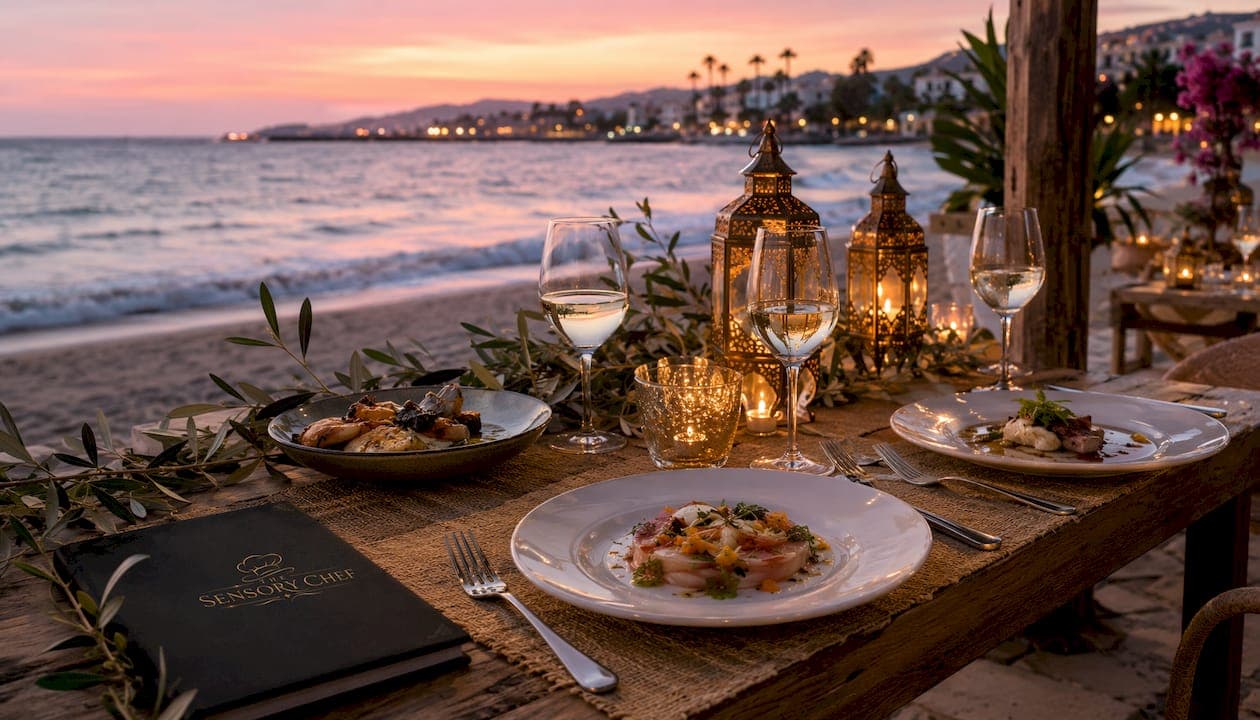 Arrange a French dining experience in Málaga