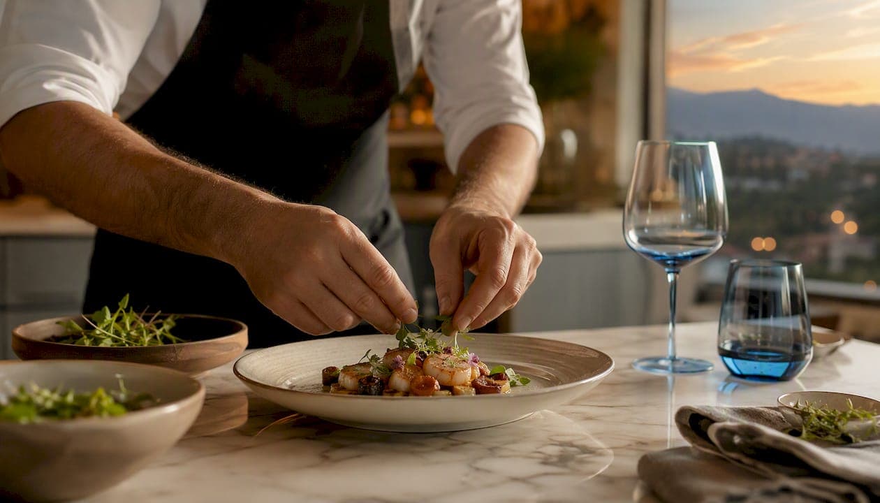 Intimate dining experience: a chef's guide for villa guests