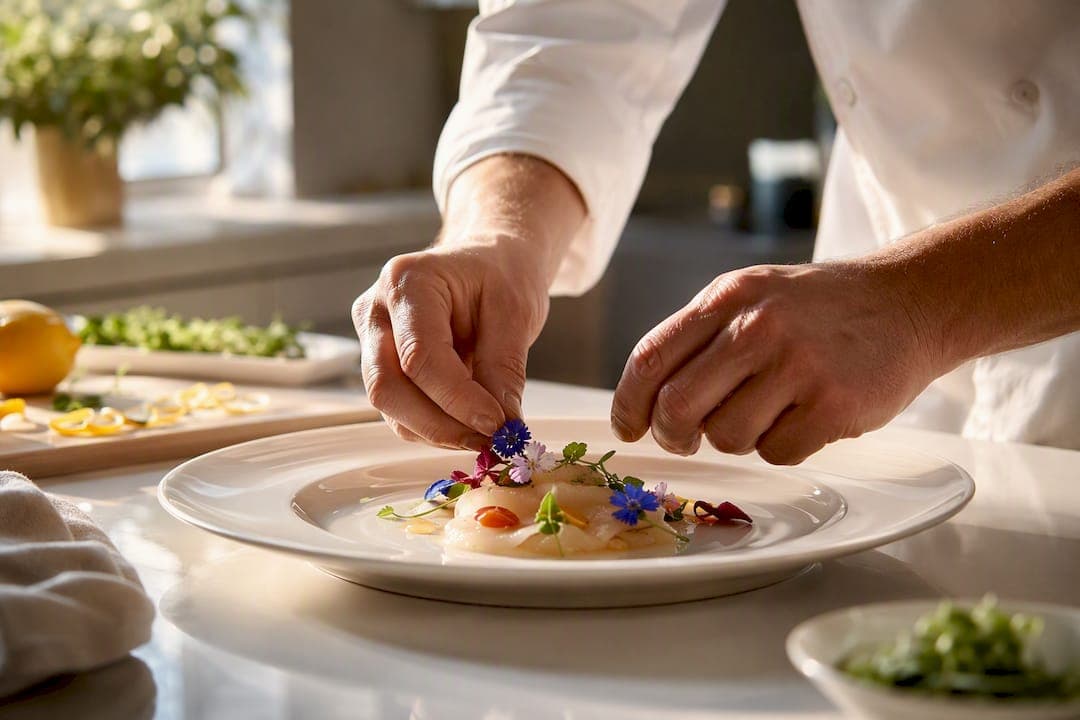 A tasting menu at home means hiring a private chef to cook it there