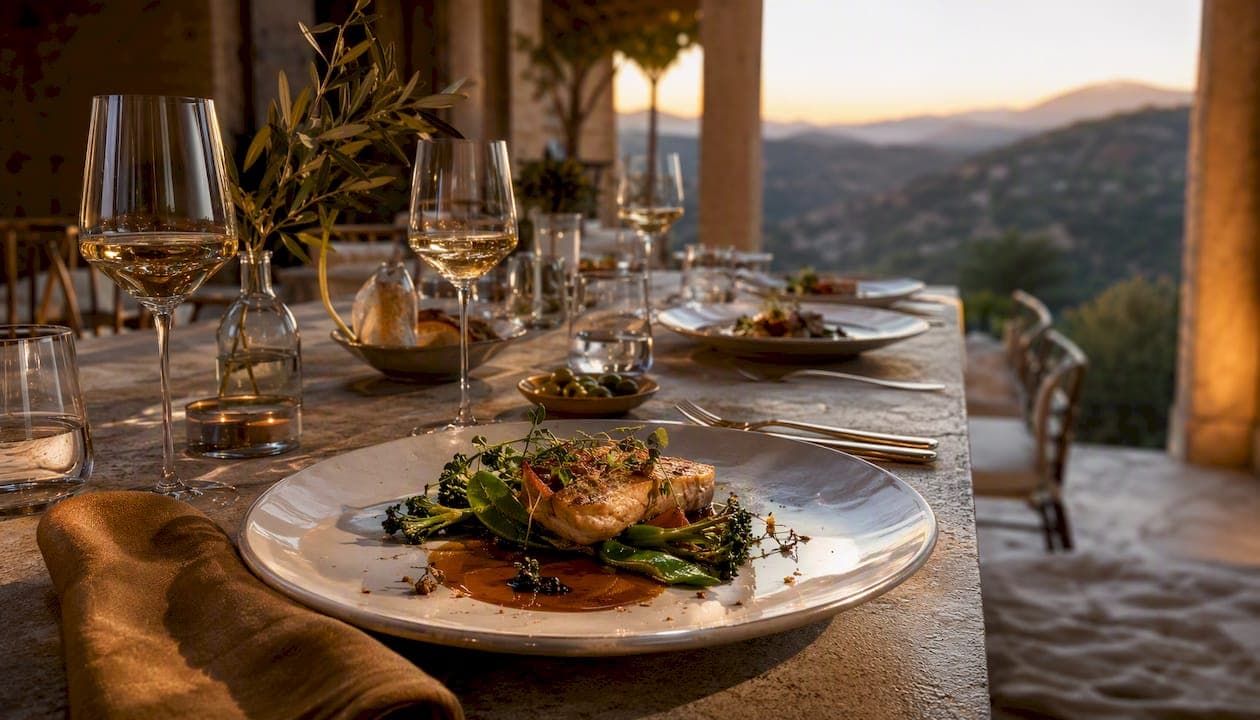 Andalusian Villa Dining: €65–€95 Private Chef Menus